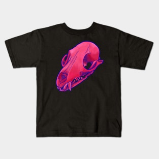 Fox Skull (Bisexual Pride) Kids T-Shirt